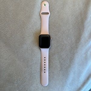 Apple Watch Series 6 Gold Aluminum Case 40mm with Pink Sand Sport Band